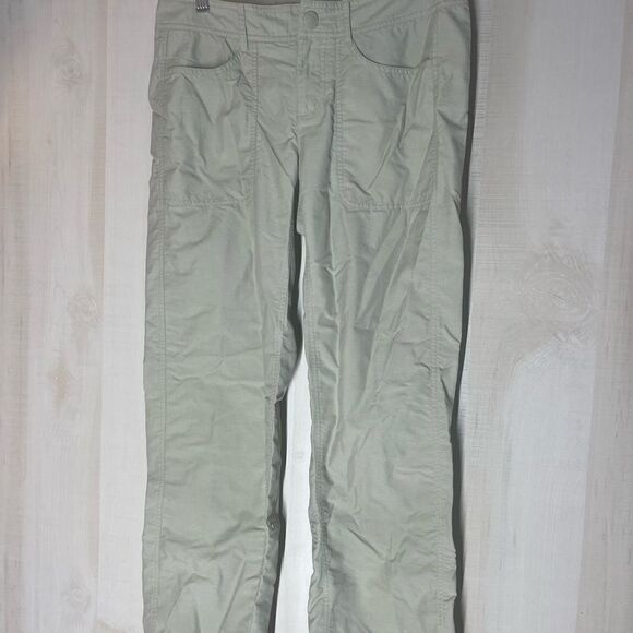 The North Face khaki short court pants capris, size 2 - Picture 3 of 12